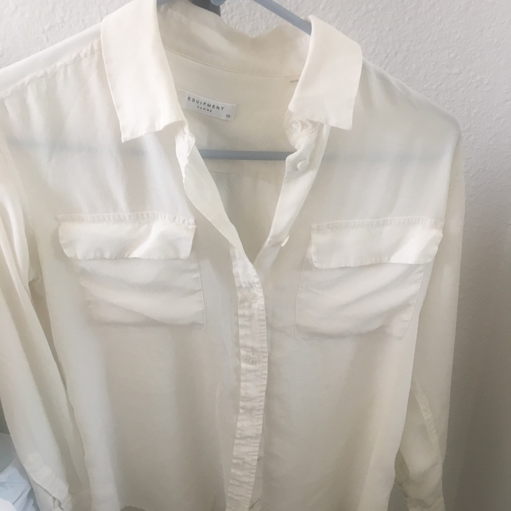 Equipment size XS silk blouse